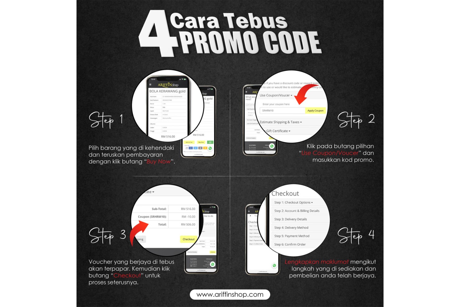 Cara Penebusan COde