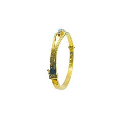 Gelang STM Emas dan Chrome 916/22K