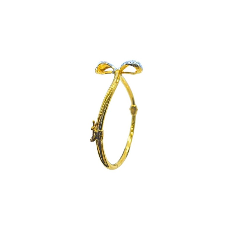 Gelang STM Emas dan Chrome 916/22K
