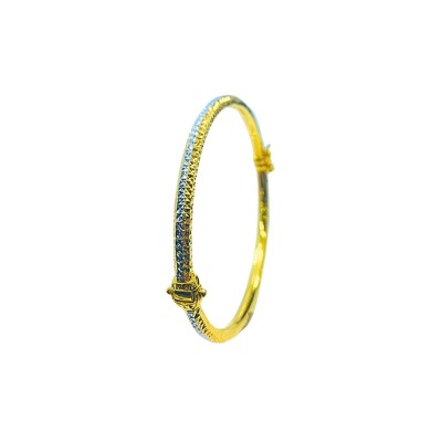 Gelang STM Emas dan Chrome 916/22K