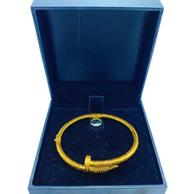 Gelang Paku Emas dan Chrome 916/22K