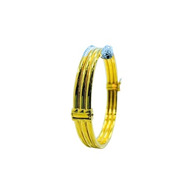 Gelang Lintah Emas dan Chrome 916/22K