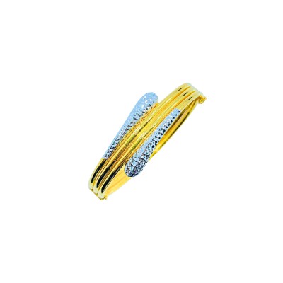 Gelang Lintah Emas dan Chrome 916/22K