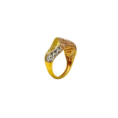 Cincin Dubai Emas, Chrome dan Rose Gold 916/22K
