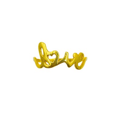 Cincin Love Emas 916/22K
