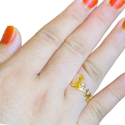 Cincin Love Emas 916/22K