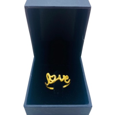 Cincin Love Emas 916/22K