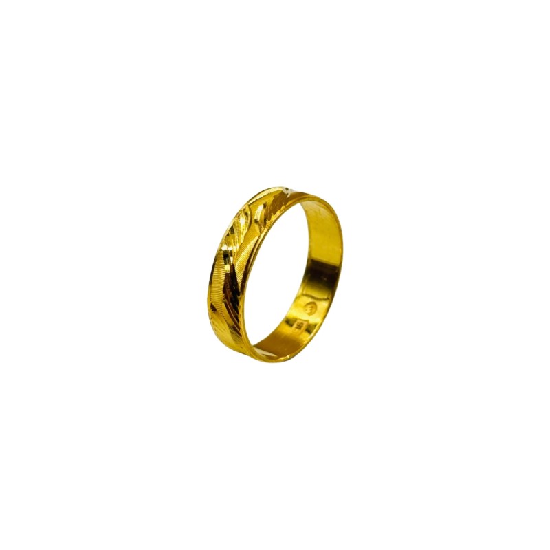 Cincin Belah Rotan Emas 916/22K
