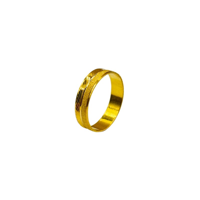 Cincin Belah Rotan Emas 916/22K