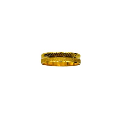 Cincin Belah Rotan Emas 916/22K