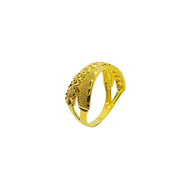 Cincin 2 Layer Emas 916/22K