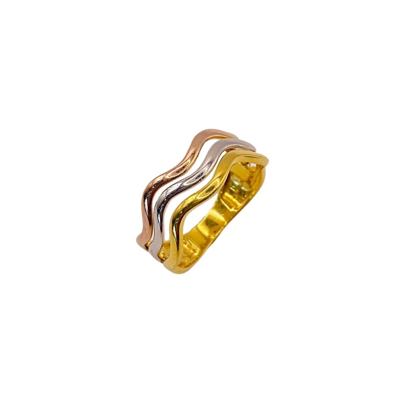 WAVE ROSEGOLD ring