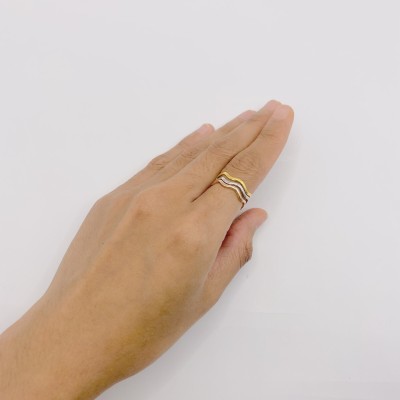 WAVE ROSEGOLD ring