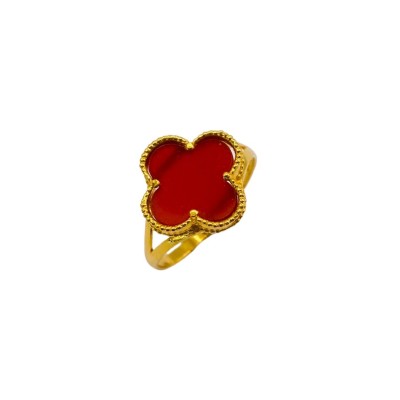 CLOVER RED ring