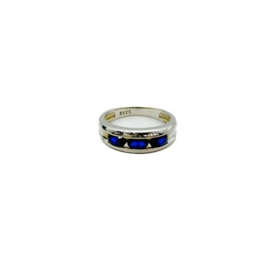 DARK BLUE silver