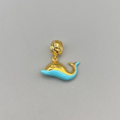 DOLPHIN BLUE charms