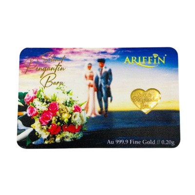 GOLD BAR SELAMAT PENGANTIN BARU 0.20 GRAM GOLD BAR SELAMAT PENGANTIN BARU 0.20 GRAM