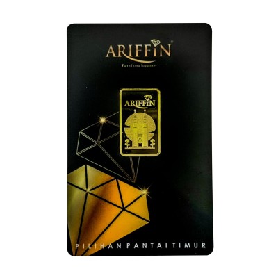 GOLD BAR ARIFFIN 10 GRAM EMAS 999.9/24K GOLD BAR ARIFFIN 10 GRAM EMAS 999.9/24K