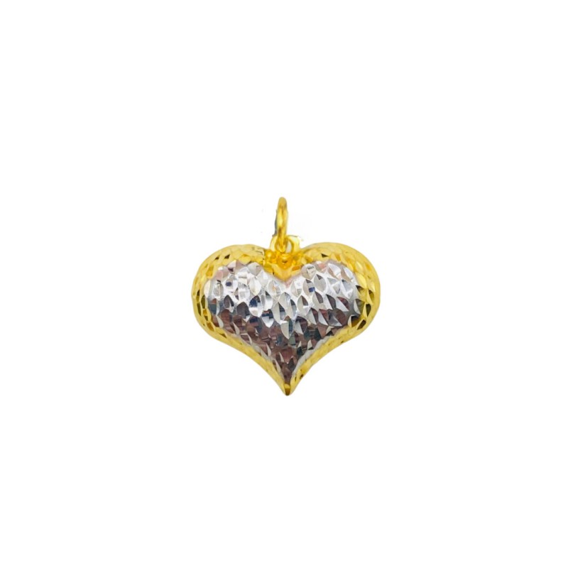 Loket Love Emas dan Chrome 916/22K