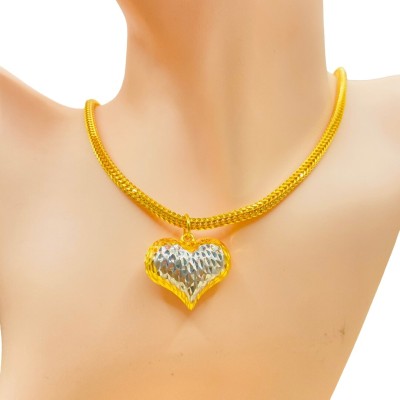 Loket Love Emas dan Chrome 916/22K