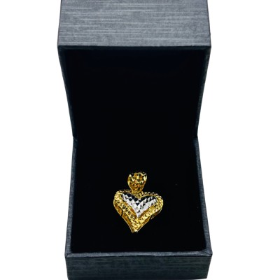 Loket Love Emas dan Chrome 916/22K