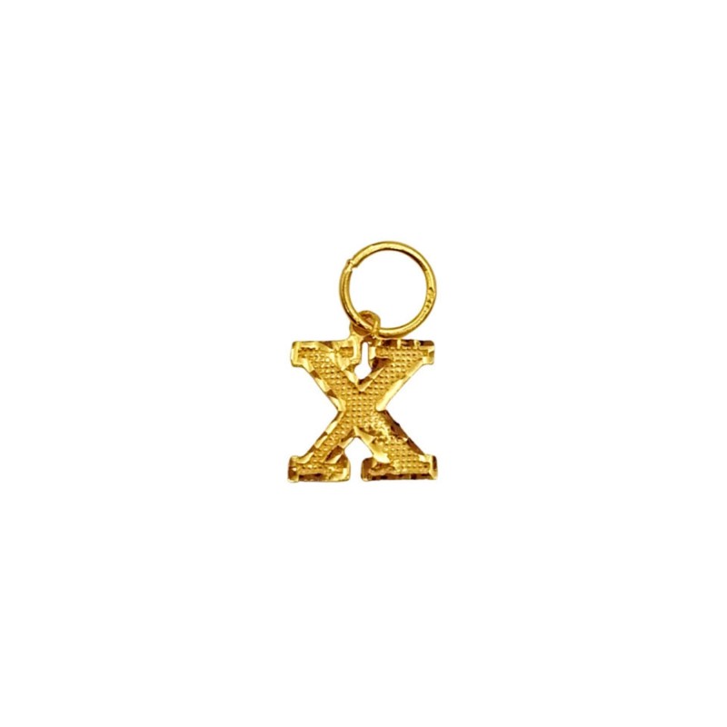 HURUF X pendant