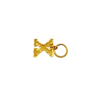 HURUF X pendant