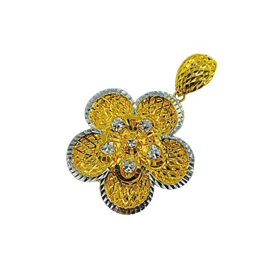 Loket Bunga Emas dan Chrome 916/22K