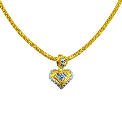 Loket Love Emas dan Chrome 916/22K