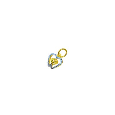 Loket Love Emas dan Chrome 916/22K