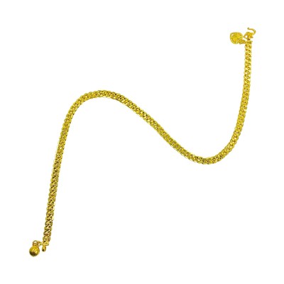 Rantai Kaki Melur Emas 916/22K Rantai Kaki Melur Emas 916/22K