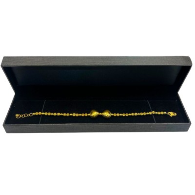 Rantai Tangan Biji Sawi Reben Emas 916/22K