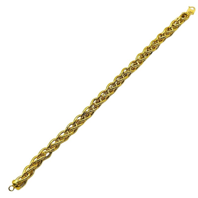 Rantai Tangan Rapunzel Emas 916/22K