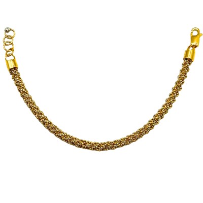 Rantai Tangan Jagung Emas dan Chrome 916/22K