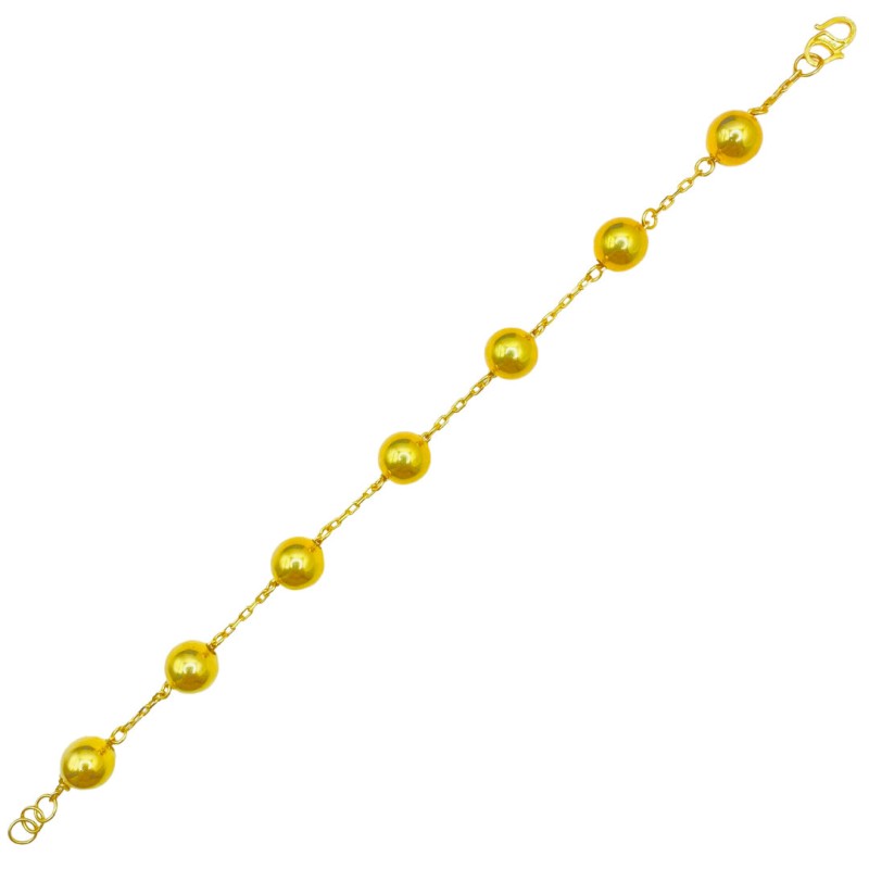 Rantai Tangan Sauh Boba Emas 916/22K