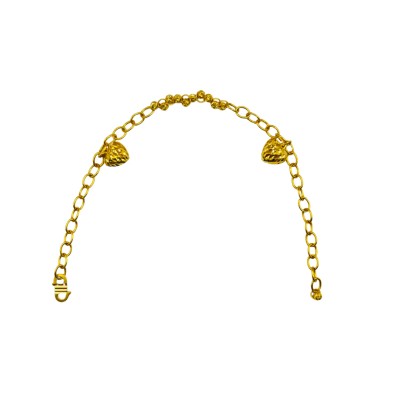 Rantai Tangan Kendi Boba Love Gantung Emas 916/22K