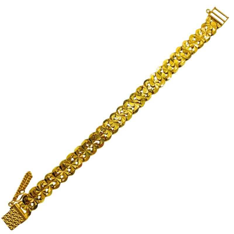 Rantai Tangan Melur Emas 916/22K