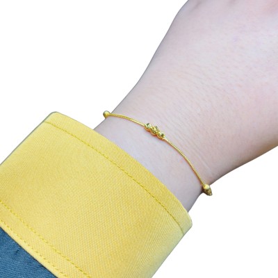 Rantai Tangan Boba Belut Emas 916/22K