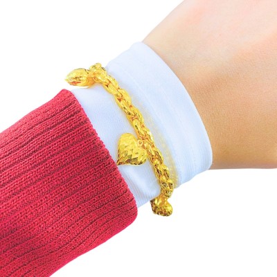 Rantai Tangan Sauh Love Kanak-Kanak Emas 916/22K