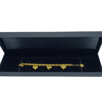 Rantai Tangan Sauh Love Kanak-Kanak Emas 916/22K