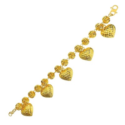 Rantai Tangan Boba Love Emas 916/22K