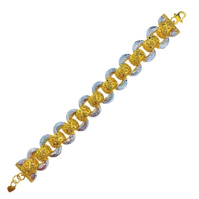 Rantai Tangan Kendi Dubai Emas dan Chrome 916/22K