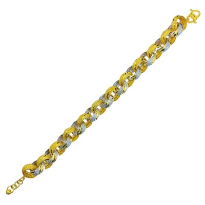 Rantai Tangan Kendi Emas dan Chrome 916/22K