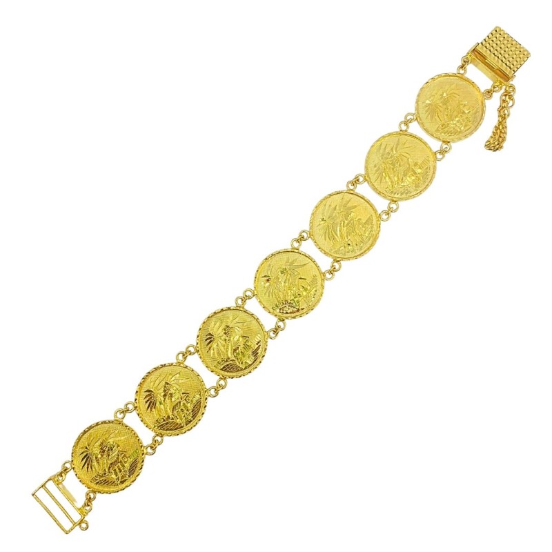 Rantai Tangan Dinar Emas 916/22K