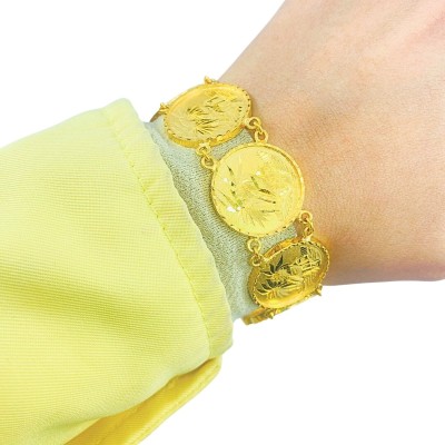Rantai Tangan Dinar Emas 916/22K