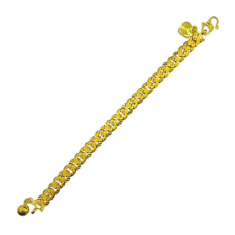 Rantai Tangan Putera Puteri Kanak-Kanak Emas 916/22K