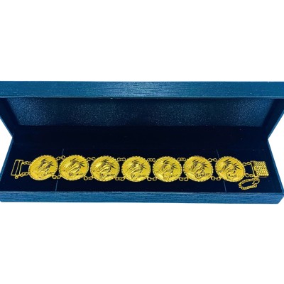 Rantai Tangan Duit Syiling Emas 916/22K Rantai Tangan Duit Syiling Emas 916/22K