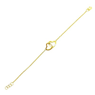 Rantai Tangan Sauh Love Emas 916/22K