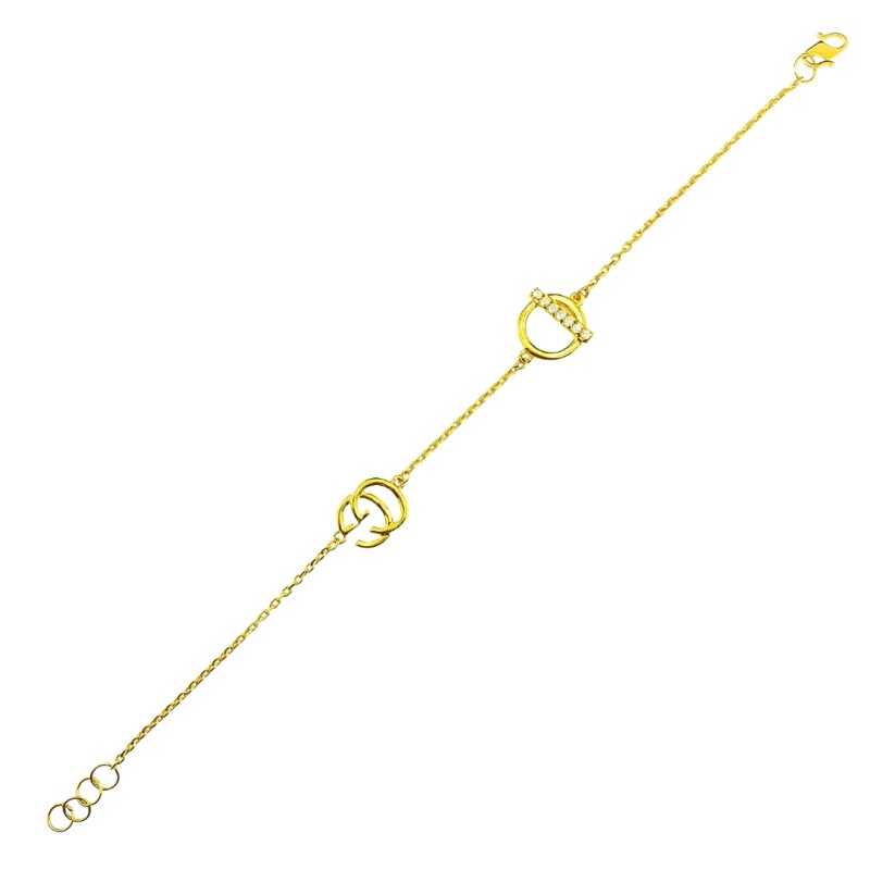 Rantai Tangan Grande Emas dan Permata 916/22K