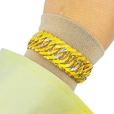 Rantai Tangan Lipan Emas dan Chrome 916/22K